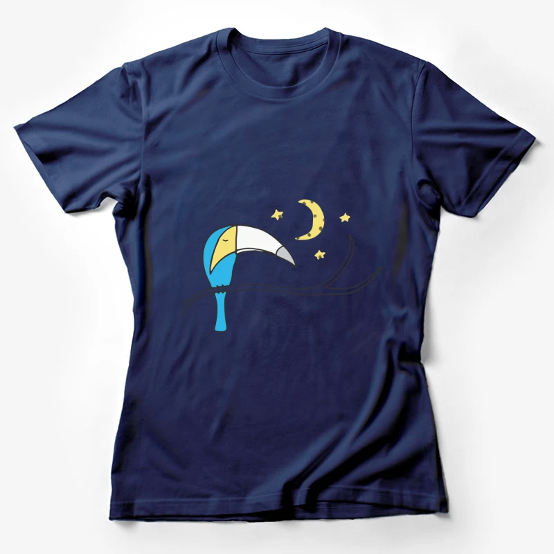 Toucan rêveur sous le clair de lune Femme T-Shirt