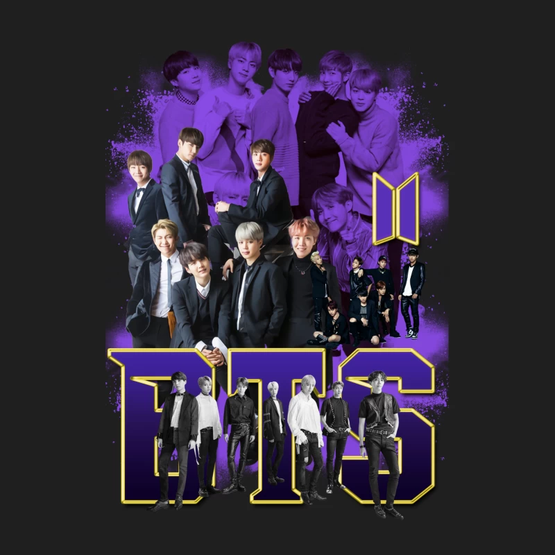 BTS Music Group Collage Male Tank Top