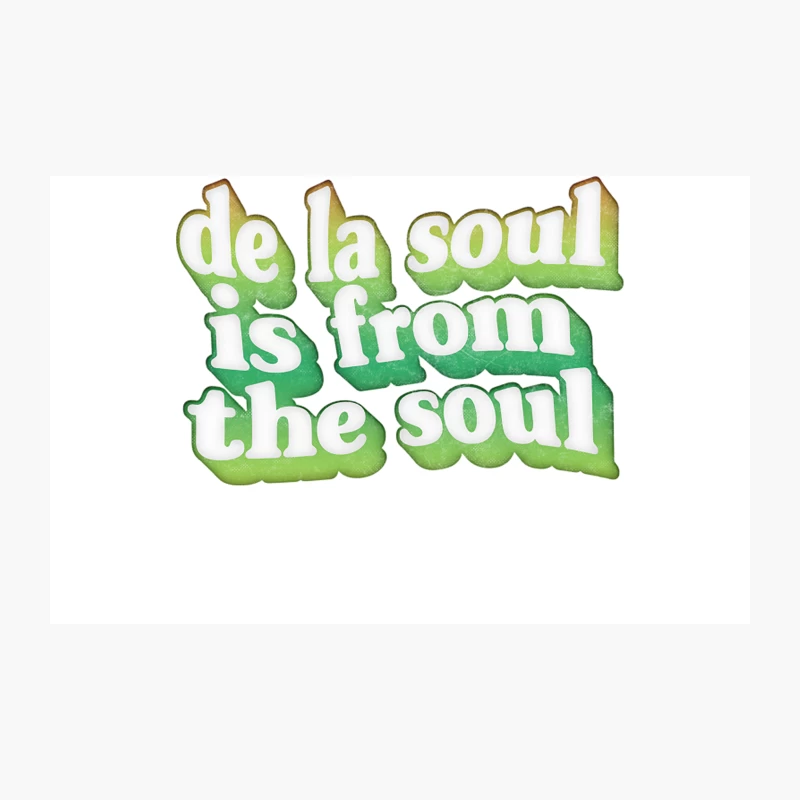 de la soul is from the soul  hip hop lover Travel Mug