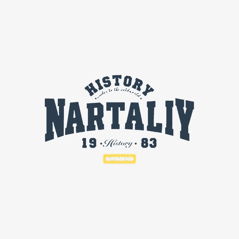 Vintage Nartaliy Design von 1983 Herren Langarm T-Shirt