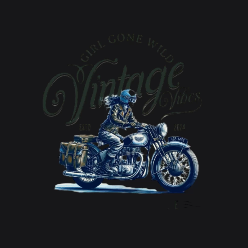 Vintage Motorradfahrer Design Herren Pullover Hoodie