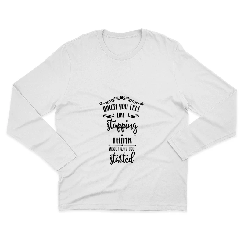 Symbole Om, Design Géométrique Homme Manches Longues T-Shirt