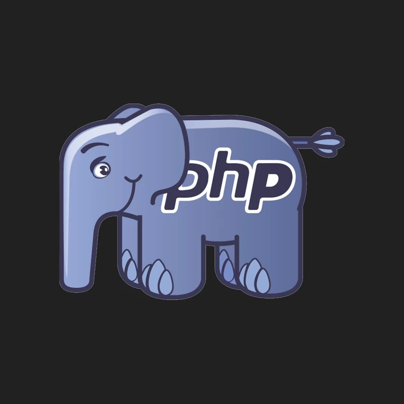 PHP Programming Language Elephant Mascot Logo Bucket Hat