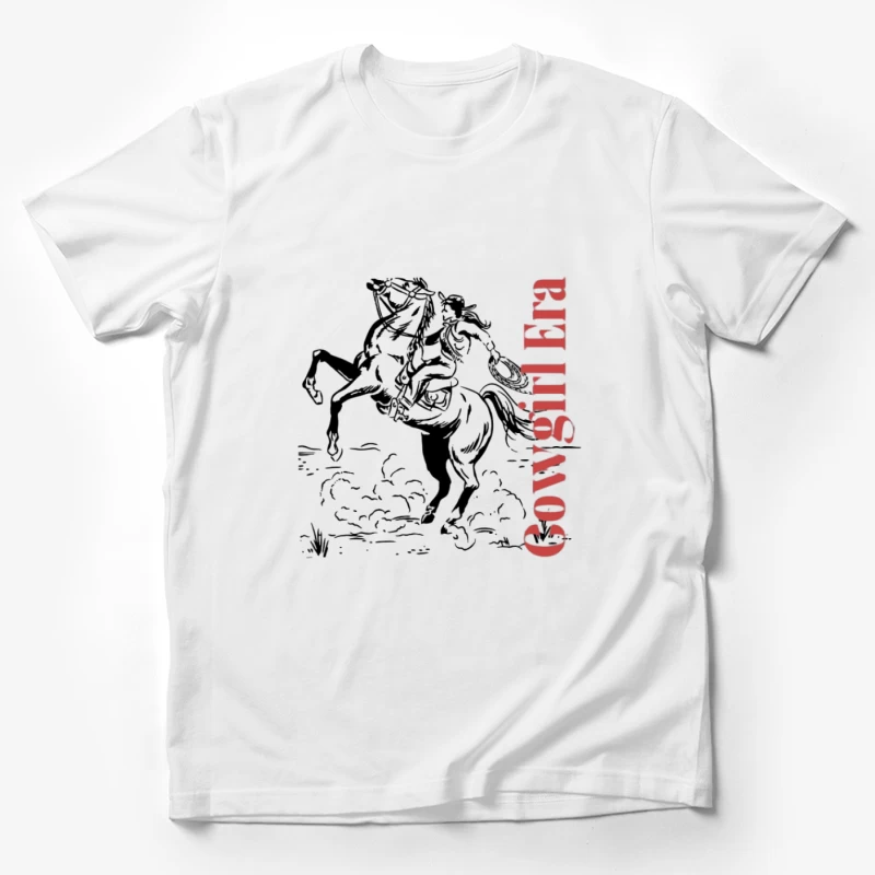 Design de Cowgirl Rodéo Homme T-Shirt