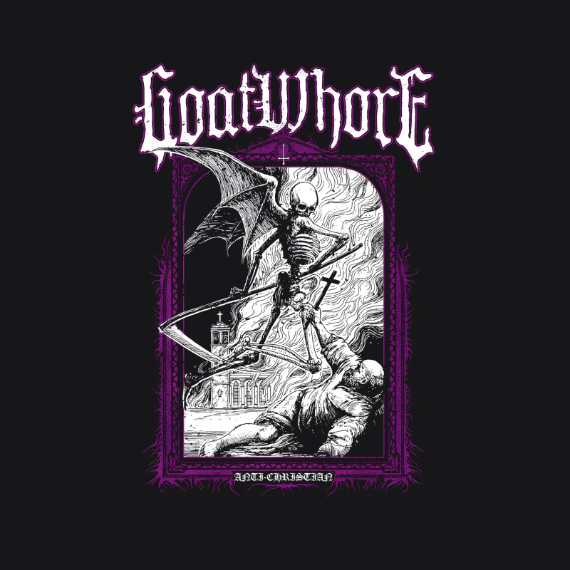 Goatwhore Anti Christian Male Pullover Hoodie