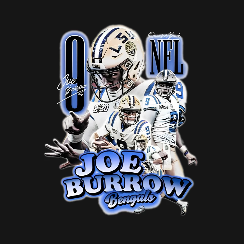 Joe Burrow NFL Bengals Collage Herren T-Shirt
