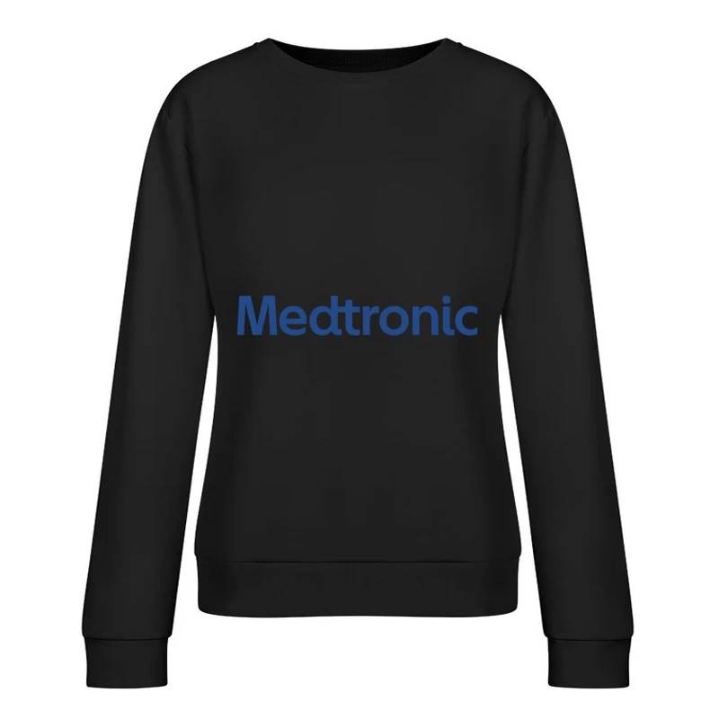 Medtronic Corporate Healthcare Technology Logo Female Pullover Sweatshirt