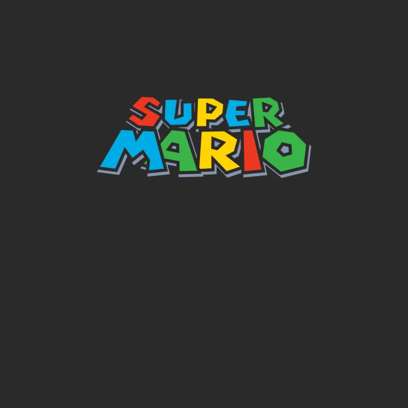 Colorful Super Mario Video Game Logo Baseball Cap