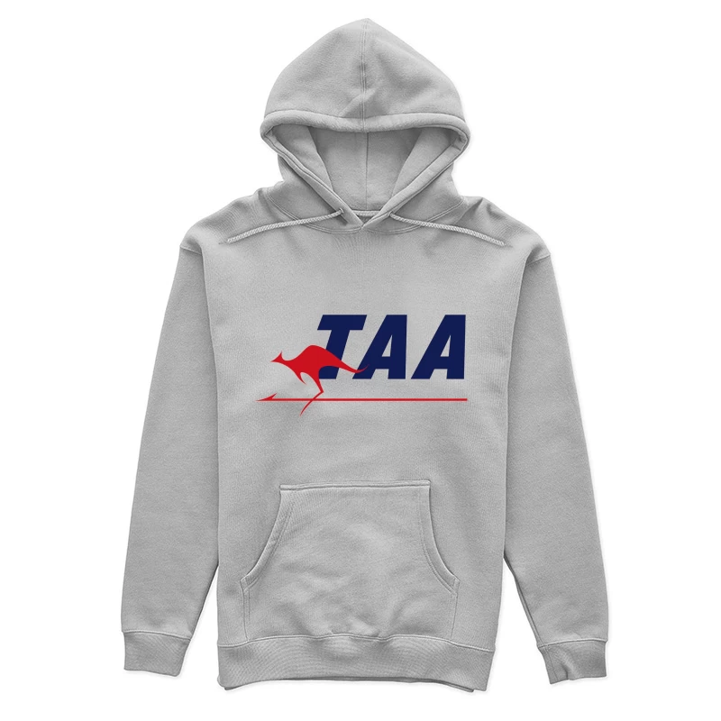 TAA (Trans Australia Airlines) Vintage Logo with Red Kangaroo Female Pullover Hoodie