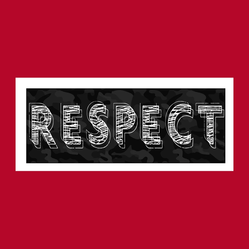 Respect Design Throw Pillow
