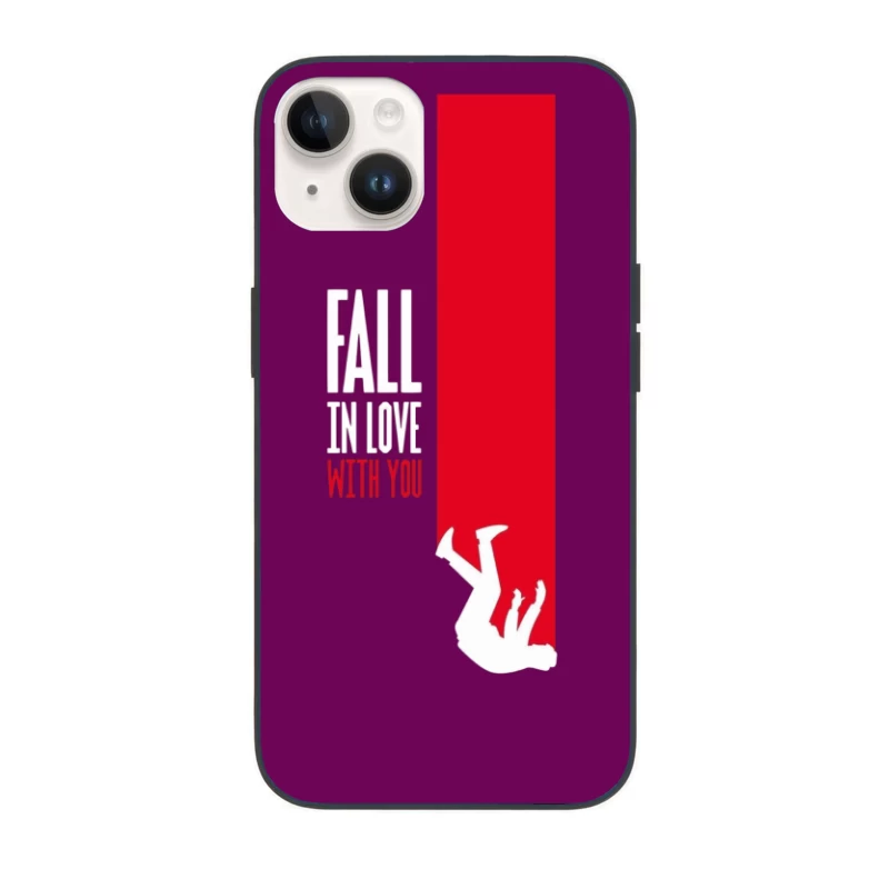 Fall in Love with You iPhone Case