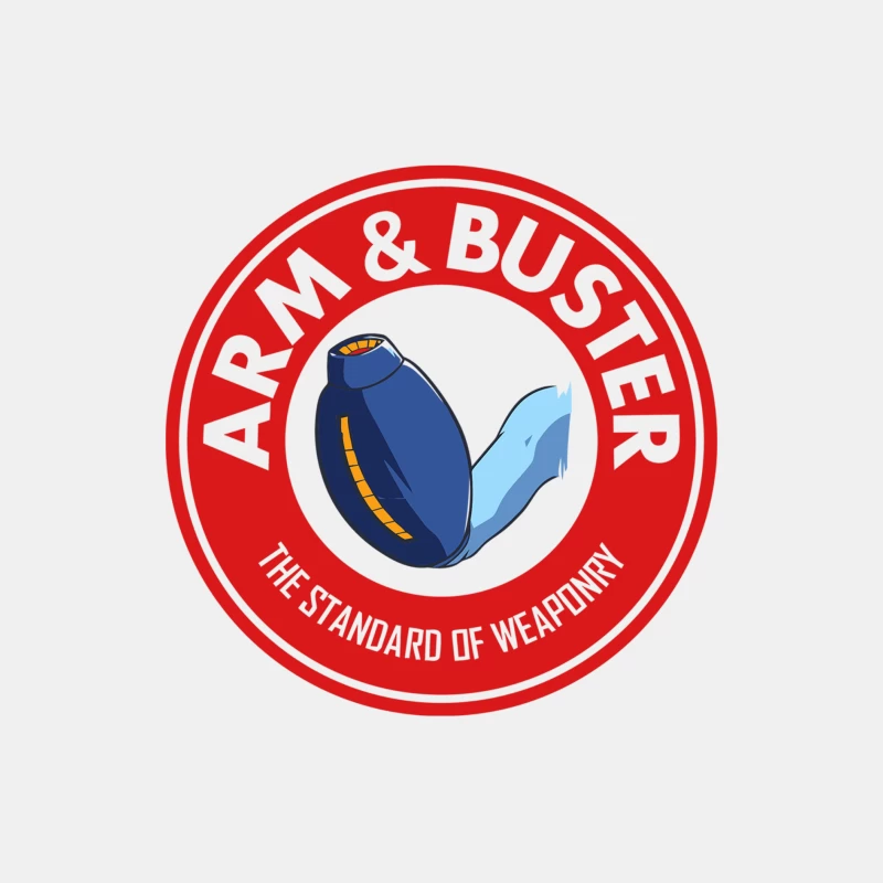 Arm and Buster: Humorous Military Parody Logo Male Tank Top