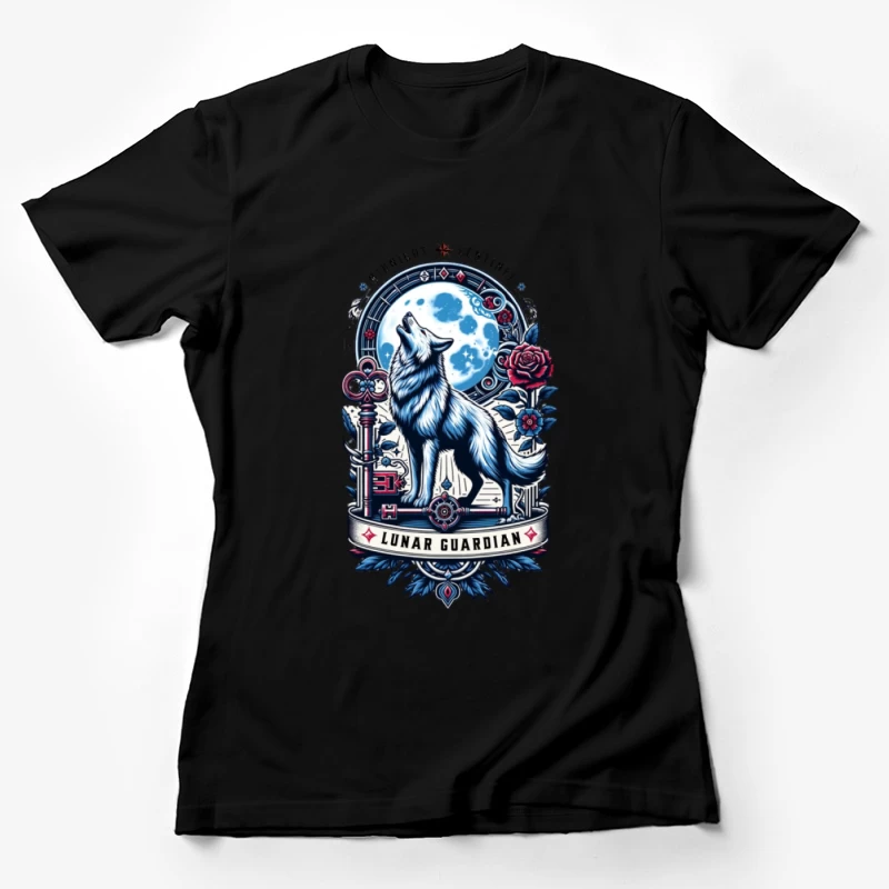 Gardien Lunaire Loup Femme T-Shirt