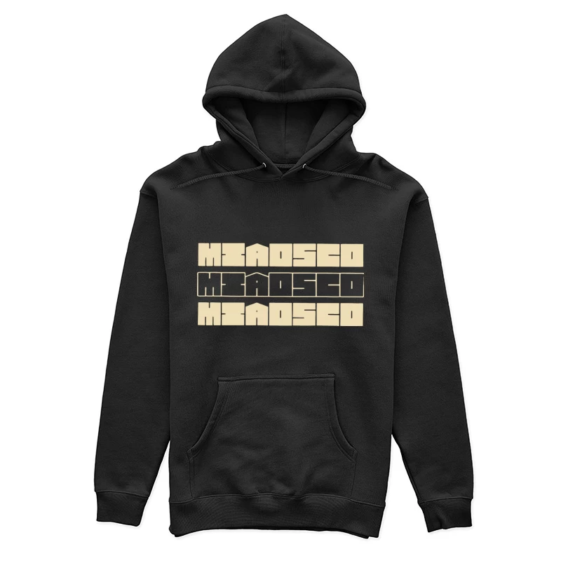 Geometrisches Typografie-Design Damen Pullover Hoodie
