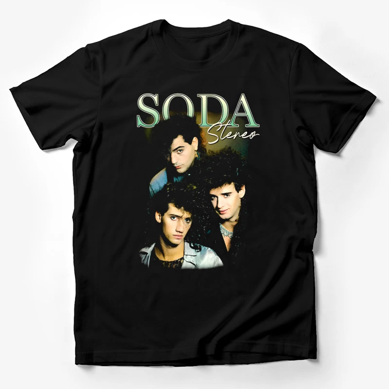 Soda Stereo Band Vintage Male T-Shirt