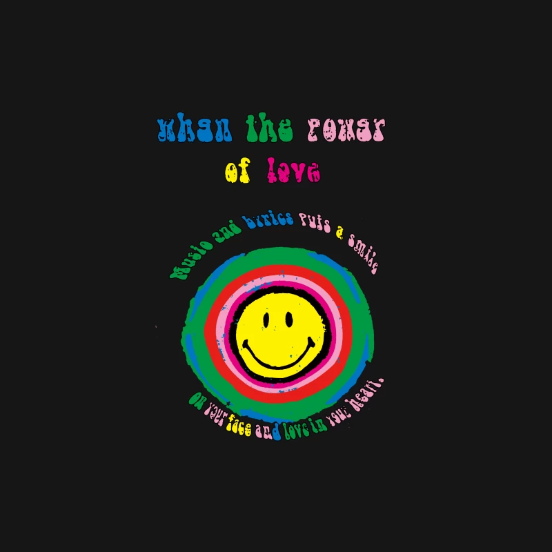 Kraft der Liebe Smile-Design Herren T-Shirt