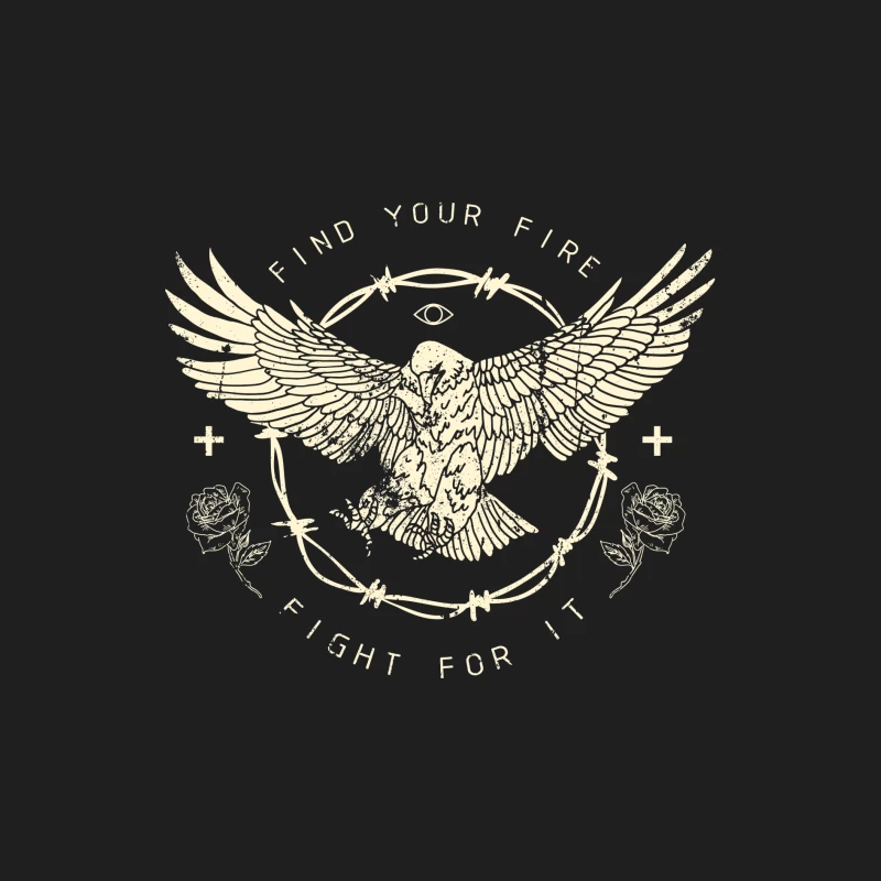 Aigle et Symbole de Motivation Homme Débardeur