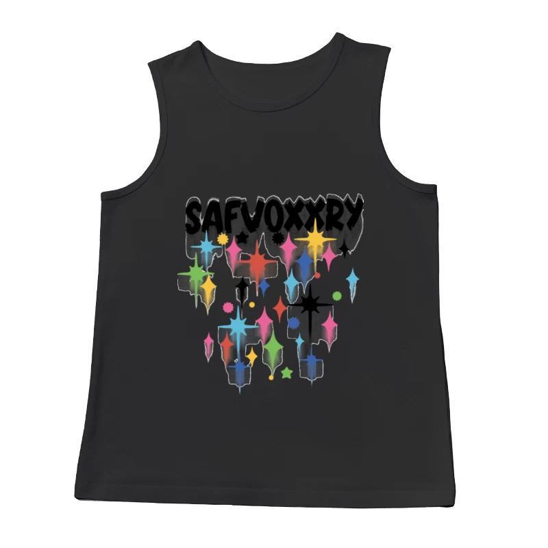 Bunte Sternenmuster Herren Tanktops