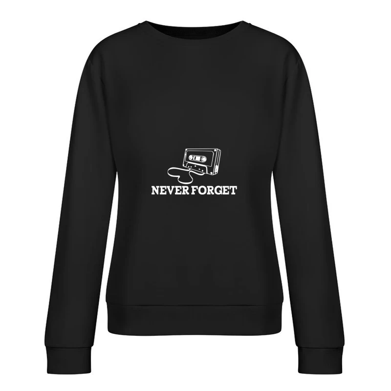 Cassette rétro: Souvenirs du passé Femme Sweat-shirt à enfiler