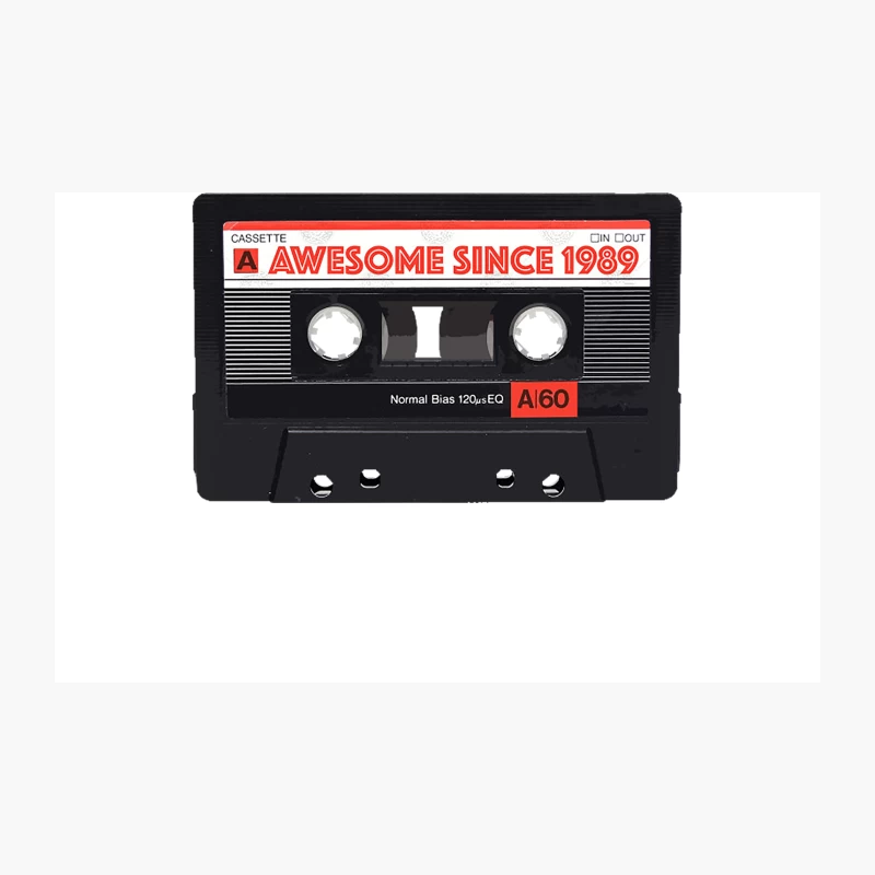 Classic Cassette Tape Mixtape - Awesome Since 1989 Birthday Gift Travel Mug