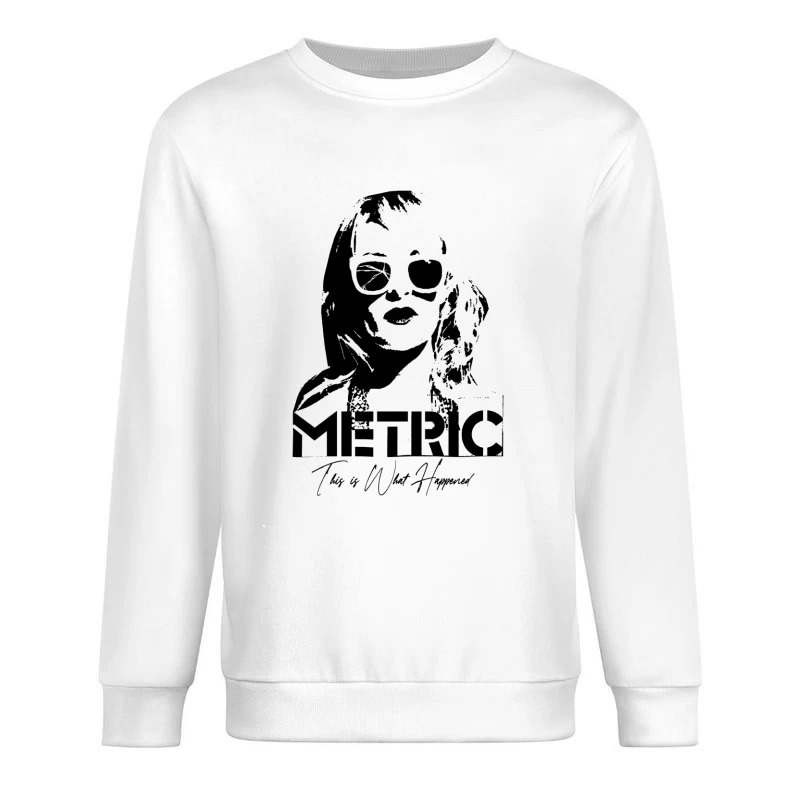 Metric This Is What Happened Male Pullover Sweatshirt