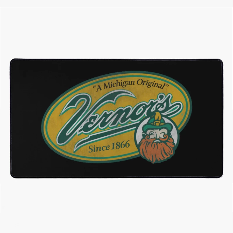 Vernors Ginger soda michigan 4 Desk Mat