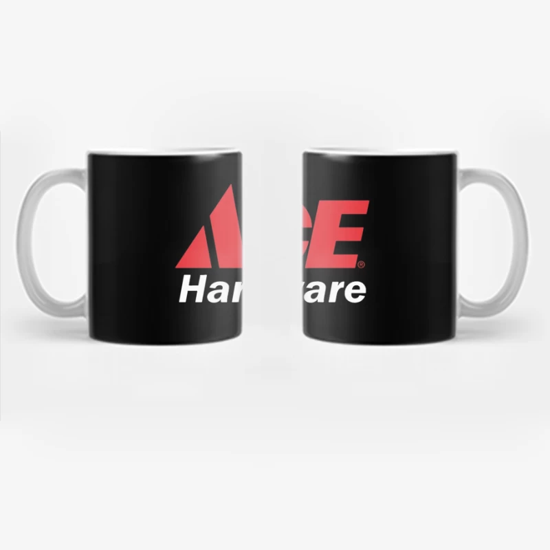 Ace Hardware Store Logo in Red and White Design Coffee Mug