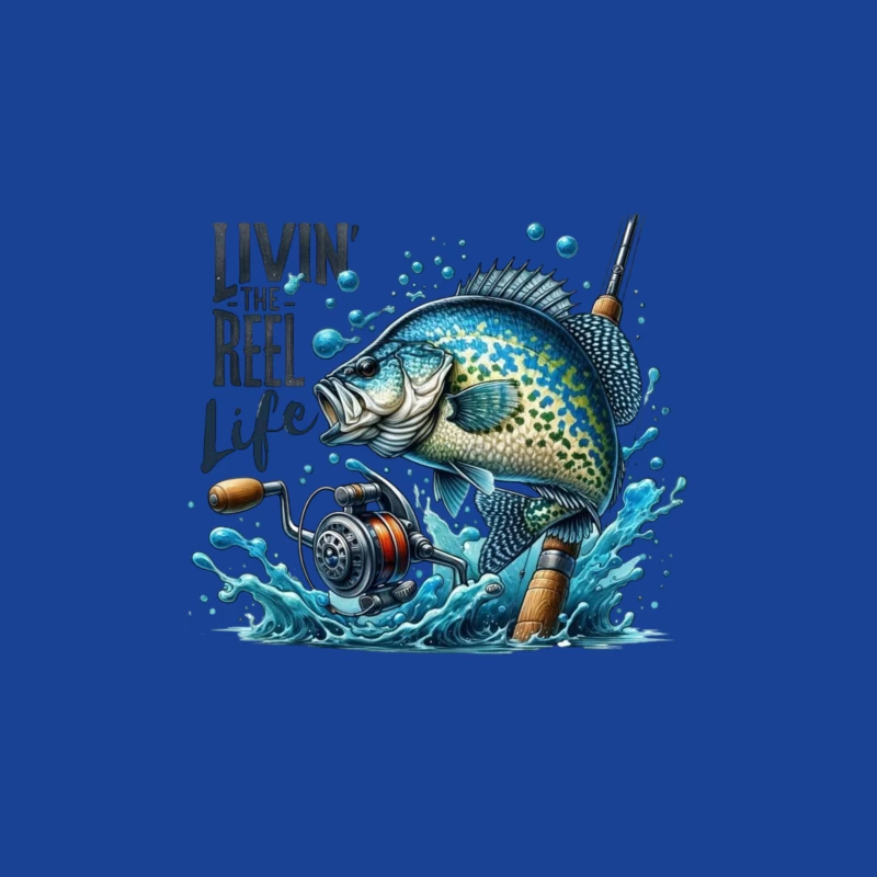 Living the Reel Life: A Vibrant Fishing Adventure Male T-Shirt