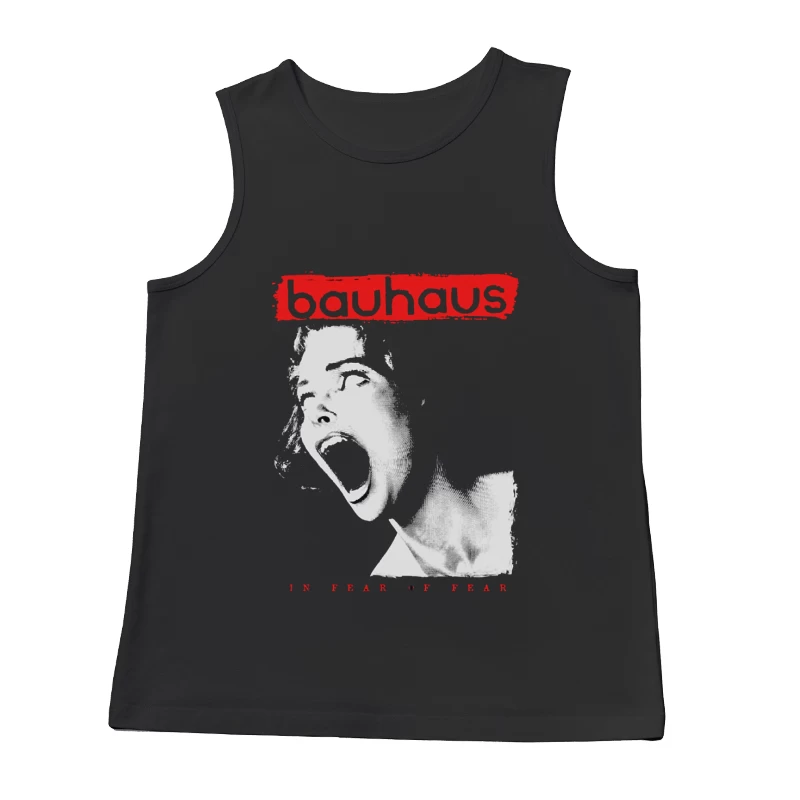 Bauhaus - In Fear of Fear Gothic Album Art Male Tank Top