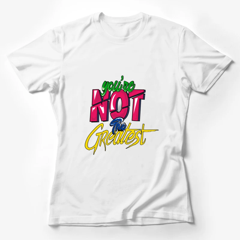 Inspirierende Grafik mit kontrastreichen Farben Damen T-Shirt