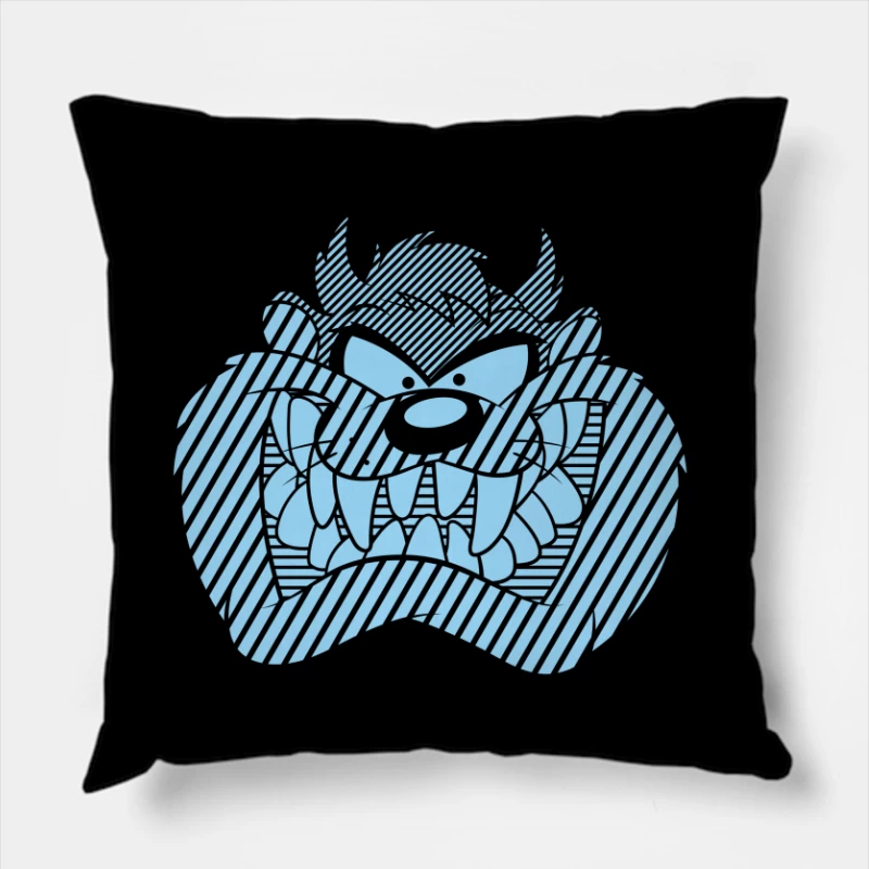 Taz the Tasmanian Devil Character Throw Pillow