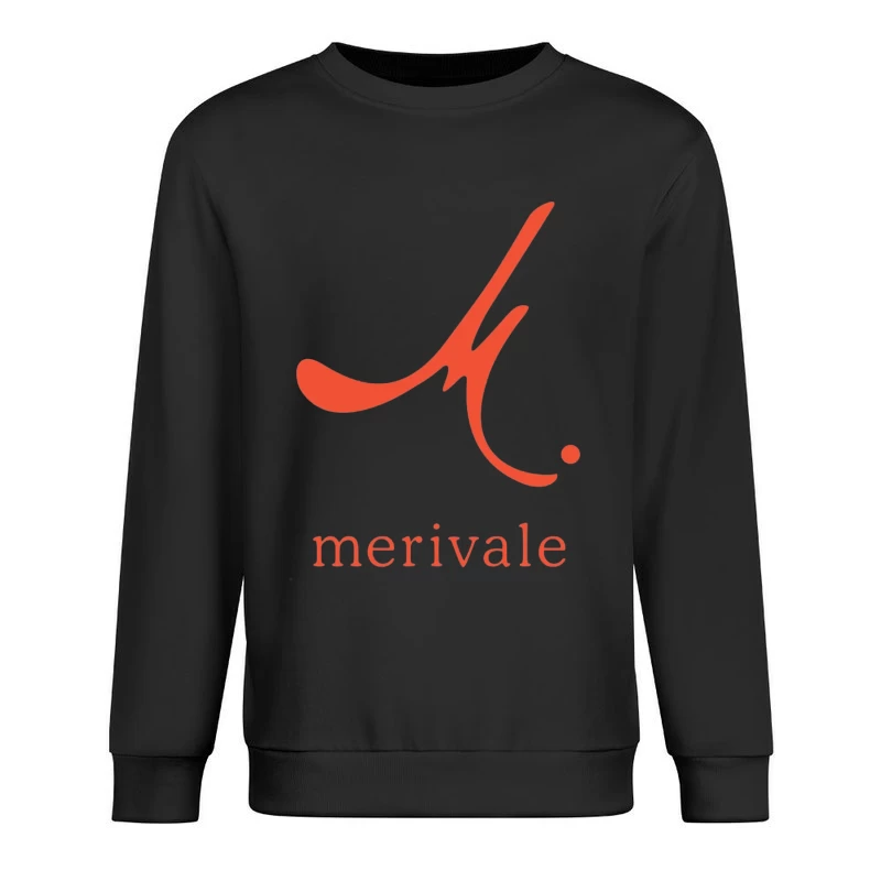 Merivale Hospitality Group Minimalist Red Logo Design Male Pullover Sweatshirt