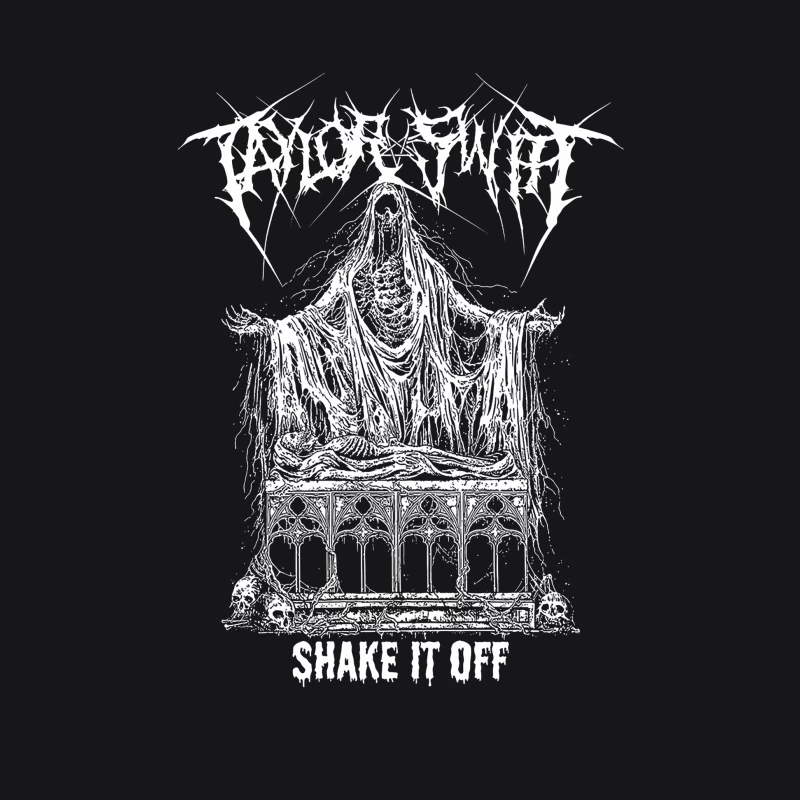 Taylor Swift Metal Shake It Off Male Pullover Hoodie