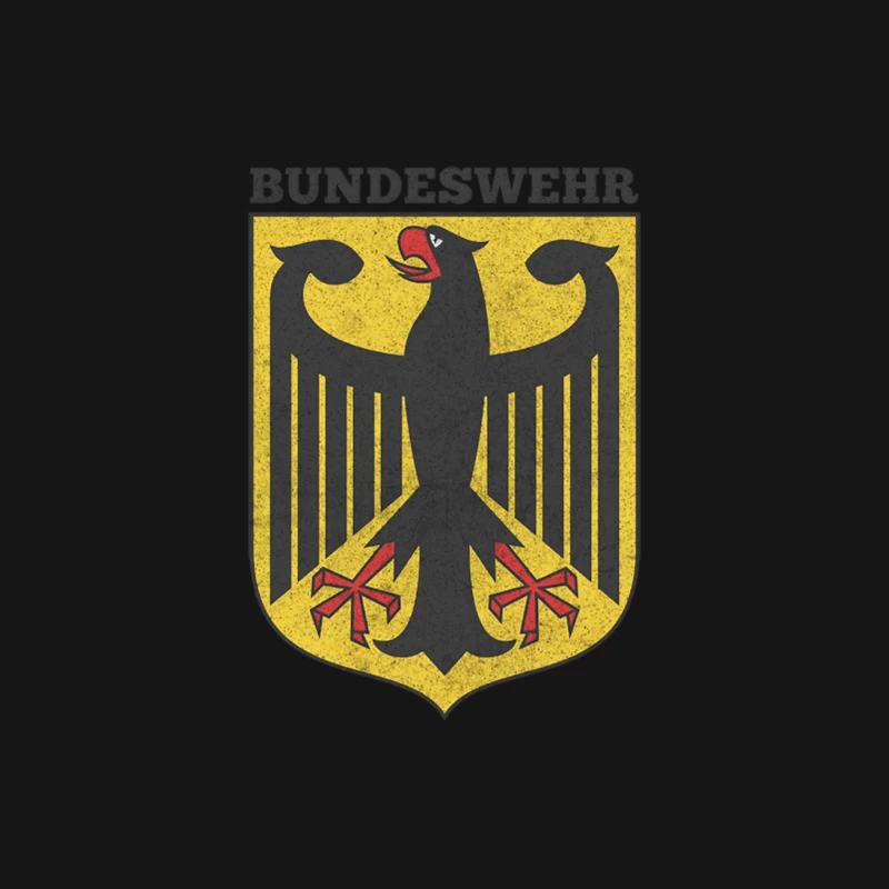 Bundeswehr  Deutsche German Coat Of Arms Faded Design 2 Male Long Sleeve T-Shirt