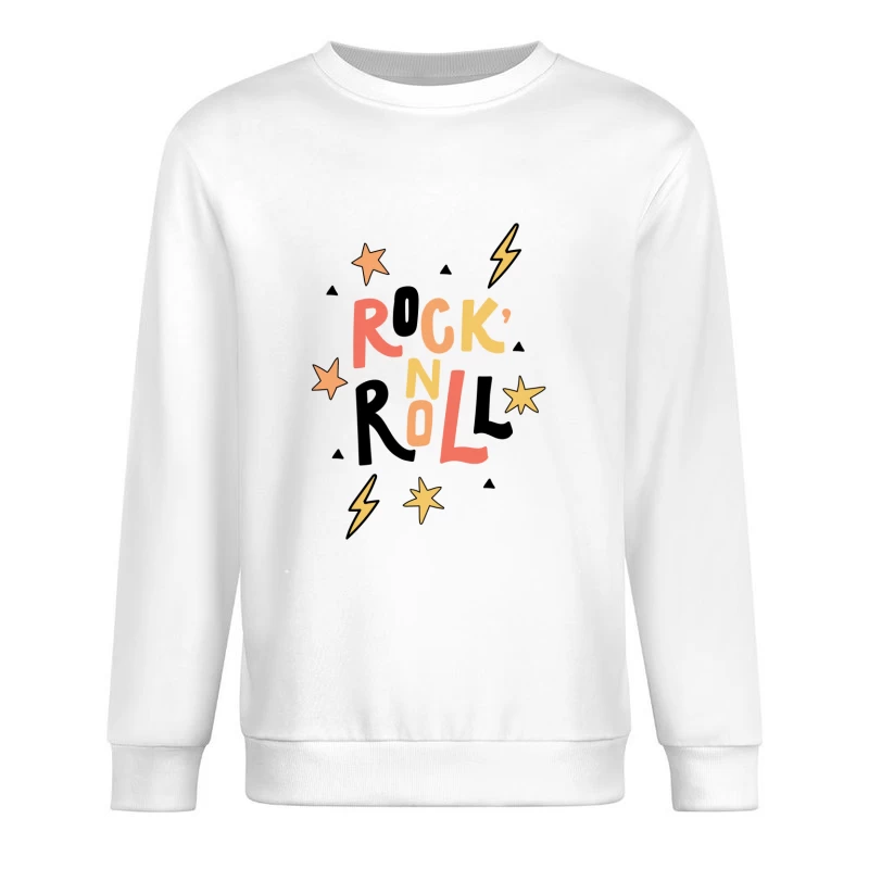 Design Rock 'n' Roll coloré Homme Sweat-shirt à enfiler