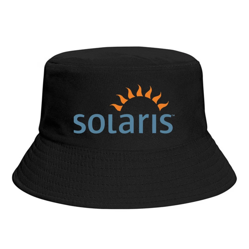 Solaris Operating System Logo with Sun Symbol Bucket Hat