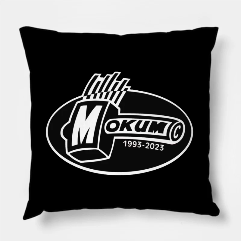 Mokum 30th Anniversary Logo (1993-2023) Throw Pillow