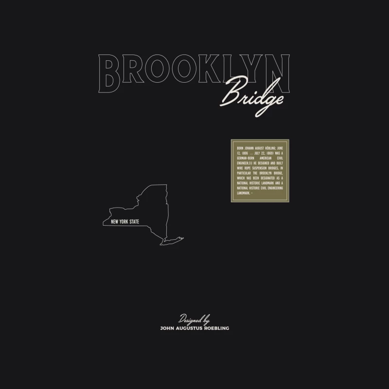 Brooklyn Bridge Architekturdesign Herren Pullover Hoodie