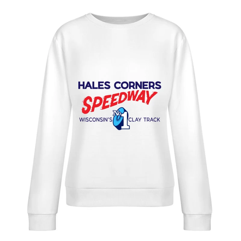 Hales Corners Speedway Female Pullover Sweatshirt