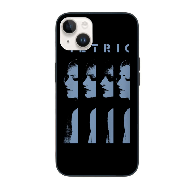 Metric Sliced Blue iPhone Case