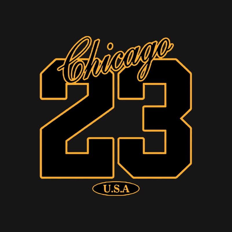 Chicago 23 Design Herren T-Shirt