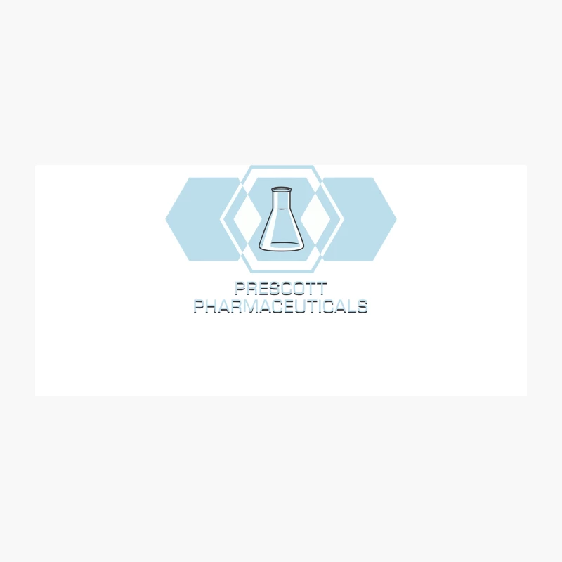 Minimalist Pharmaceutical Company Logo with Laboratory Flask Coffee Mug