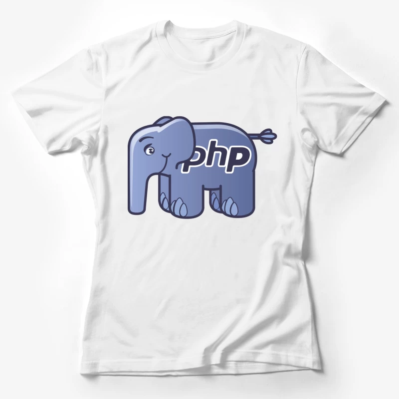 PHP Programming Language Elephant Mascot Logo Female T-Shirt