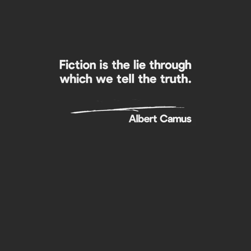 Albert Camus Typography Quote Baseball Cap