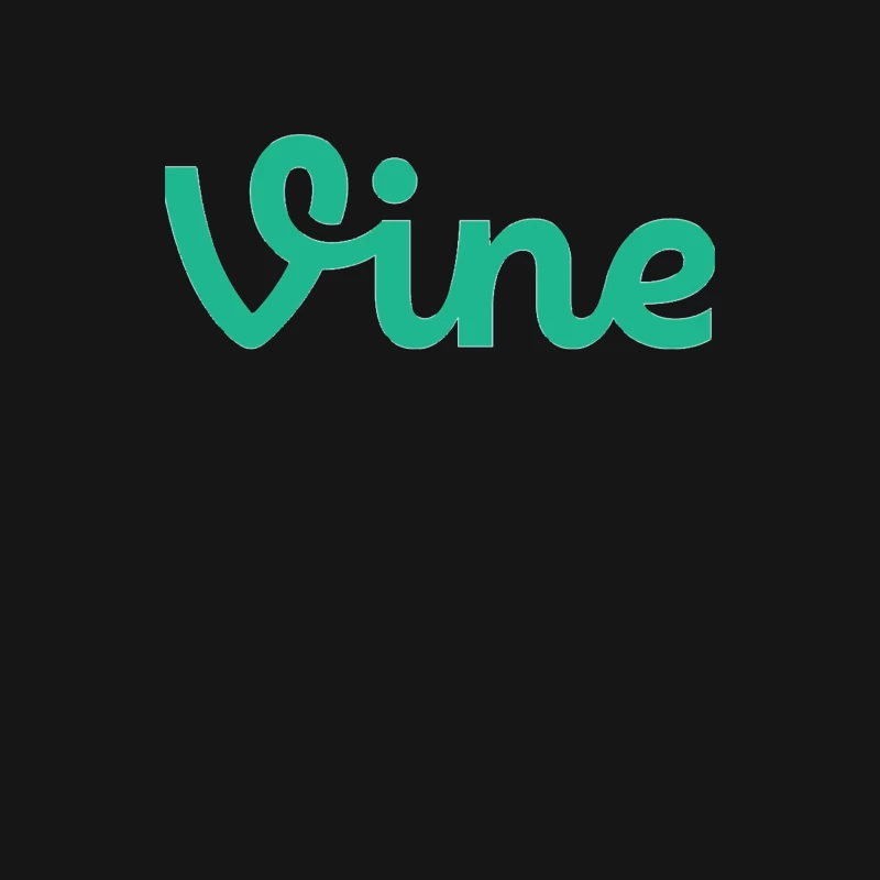 Vine Social Media Platform Green Logo Male Long Sleeve T-Shirt