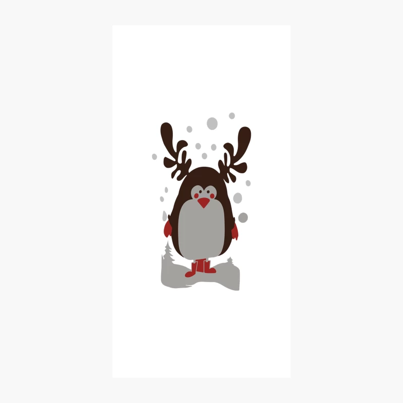 Christmas Penguin iPhone Case
