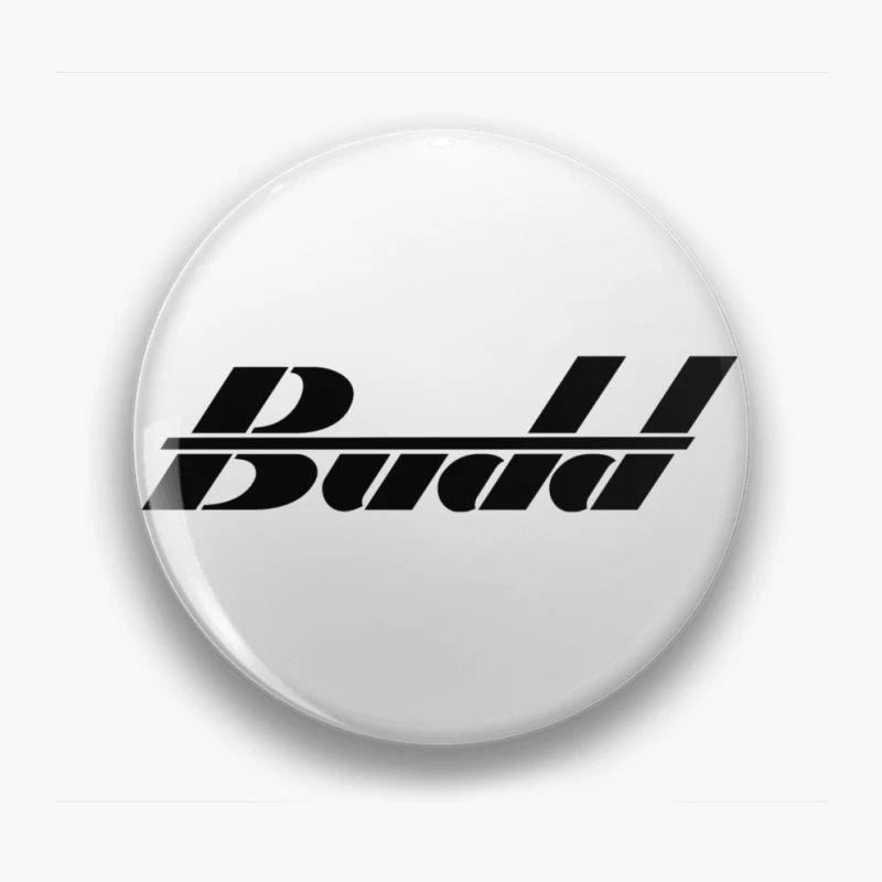 DHL Corporate Logo in Black and White Pin