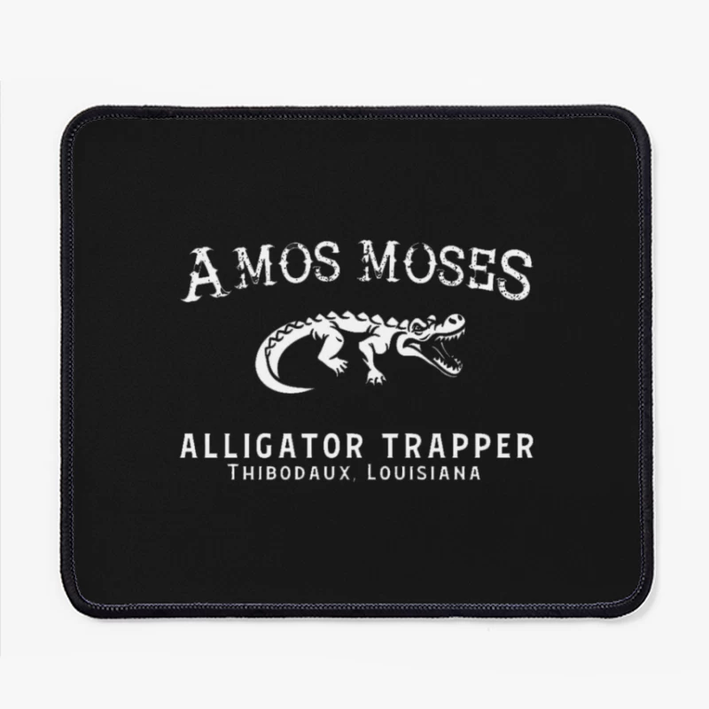 Amos Moses Alligator Trapper Mouse Pad