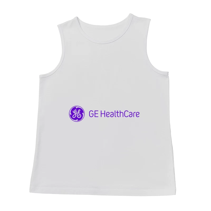 GE Healthcare Corporate Logo in Purple Male Tank Top