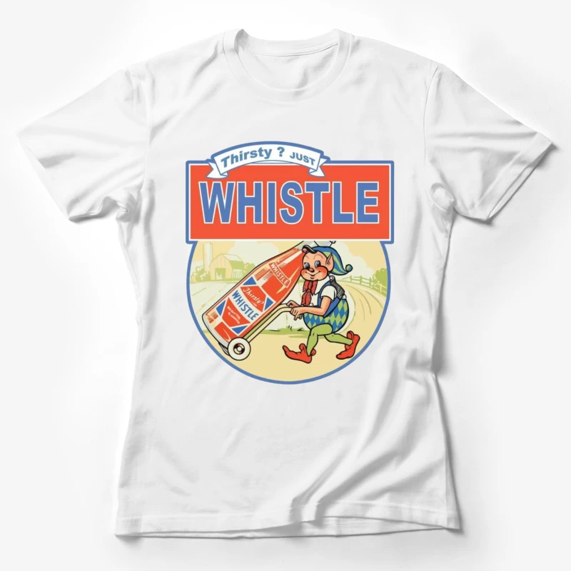 Thirsty Just Whistle logo Female T-Shirt